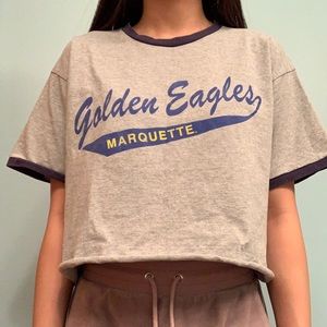 4/$25 grey ringer tee